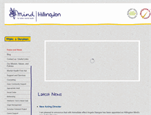 Tablet Screenshot of hillingdonmind.org.uk